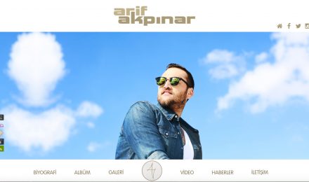arifakpinaronline.com Web Site Tasarımı